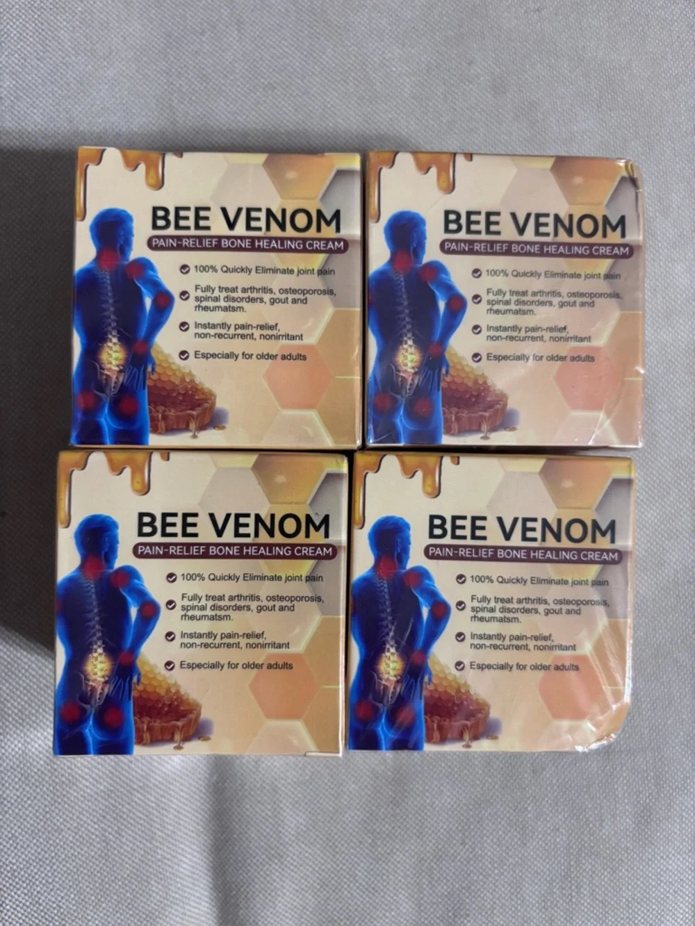 Bee Venom Pain-Relief Bone Healing Cream - pack of 4 - Picture 1 of 3